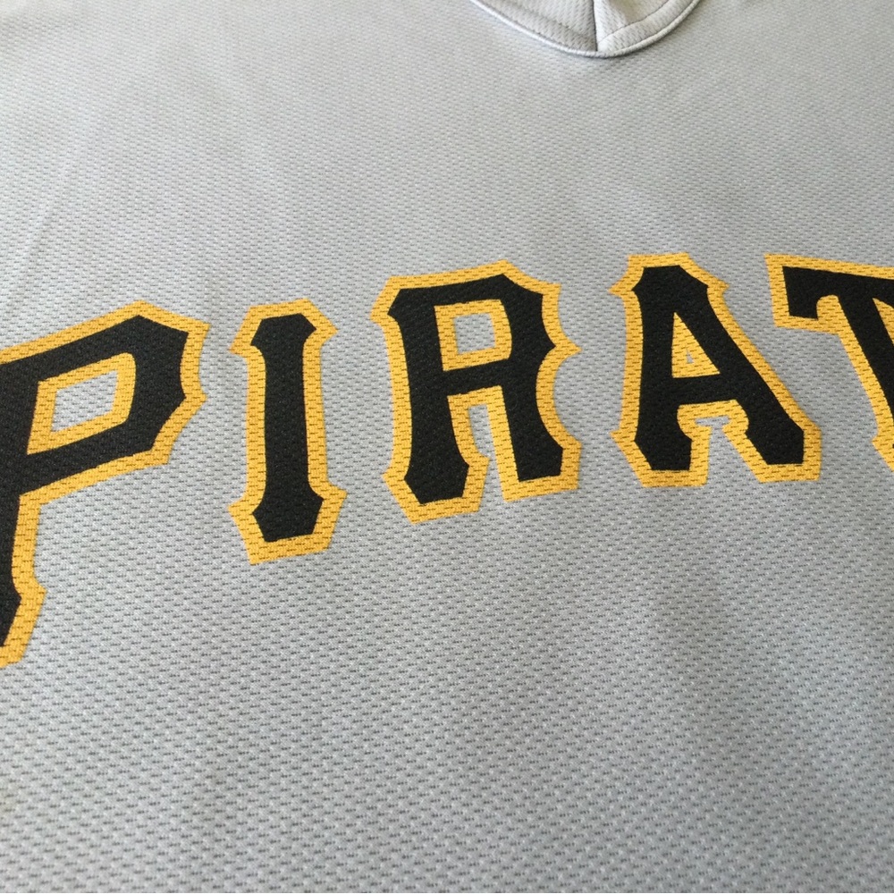 Roberto Clemente #21 Jersey Pittsburgh Pirates Gray XL Park Antony Pro Sport